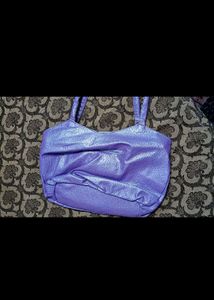 Hellow space Lavender Hand Bag