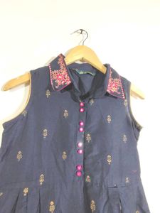 Navy Blue Kurta (Women&#39;s)
