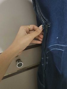 Denim Sleeveless Jumpsuit