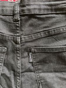 Black High-Waisted Denim Shorts