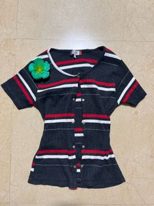 Striped Vintage Top