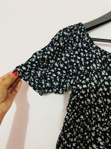 Floral Print Mini Dress