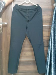Black Wide Leg Trousers