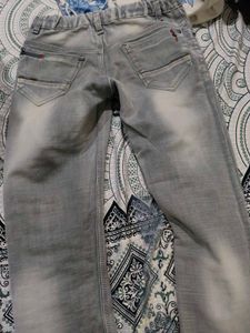 Stylish Grey Denim Jeans