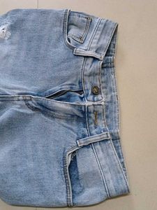 Ripped Light Wash Jeans