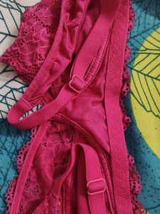 COTTON NET BRA WITH BOW , TRANSPARENT STRAP FREE❤️