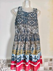 🎄Buy 1, Get 1 Free🎁L/XL Patterned Casual Dress