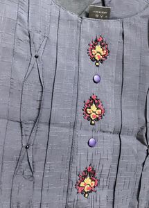 New Designer Kurti With Embroidery Work
