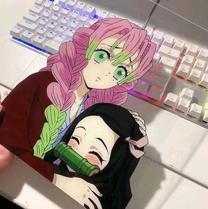 Mitsuri &amp; Nezuko Glass Painting Anime