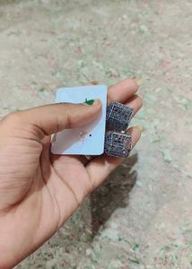 Checkered Dangle Earrings