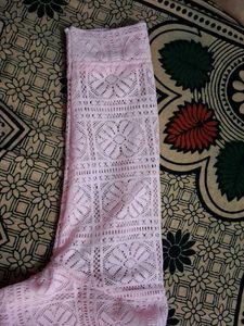 Vintage Pink Lace Mini Dress