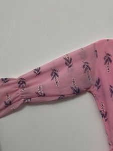 Pink Floral Print Fit &amp; Flare Dress