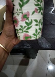 Scented Candle in floral ceramic glasses