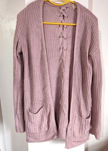 Cable Knit Cardigan.