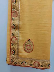 Elegant Yellow Saree