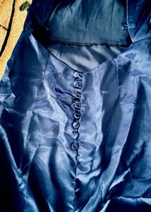 Royal blue Satin Gown