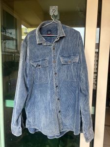 Blue Corduroy Classic Shirt