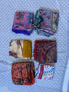 Silk Scarves Used But Veey Good In Condition