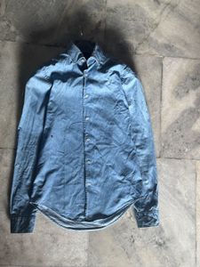 Zara Man Denim Shirt  Button Down
