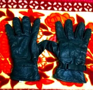 IT IS BIKER'S FLEECE LEATHER GLOVES.....