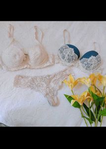Important Of Combo 3 bra With detailing Panty