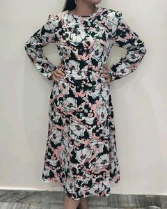 Floral Print Midi Dress