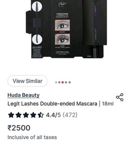HUDA BEAUTY LEGIT LASHES WITH TAG