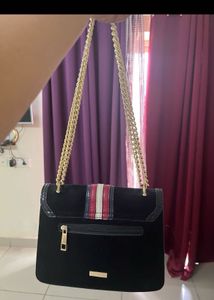 Aldo Striped Velvet Crossbody