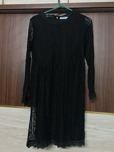 Elegant Black Lace Dress