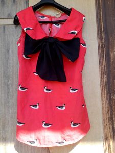 🇰🇷 Corquette Korean Bow Top 💕🌸