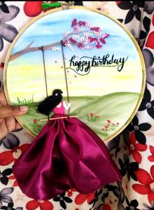 Handmade Birthday Embroidery