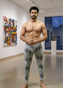 Patterned Leggings gym tights