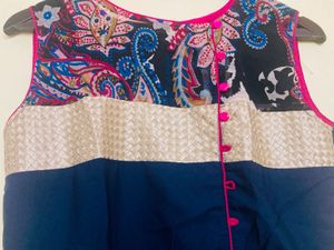Navy Blue Kurti