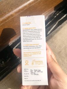 Plum face serum for all skin types