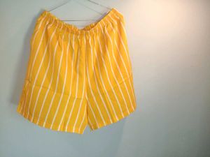 Striped Yellow nightsuit