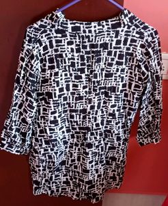 Fancy Black And White Shirt
