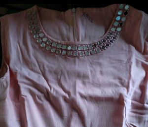 Elegant Pink Sleeveless dress