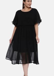 Beautiful black dress - 4XL
