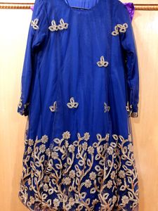 Beautiful Royal Blue Frock