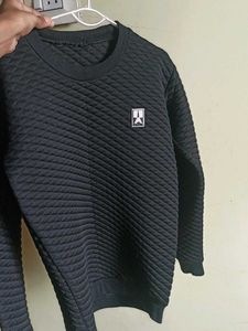 Black Sweatshirt For Man