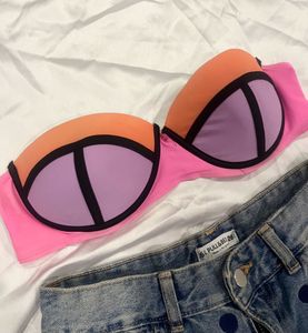 Victoria&#39;s Secret Bikini Top Push Up Padded Pink