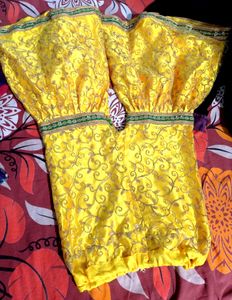 Haldi/ Sachak/Festivals Special Yellow Sharara Set