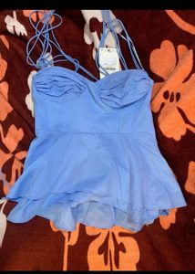 ZARA Blue Mini Dress