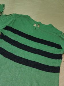 Striped Green Top