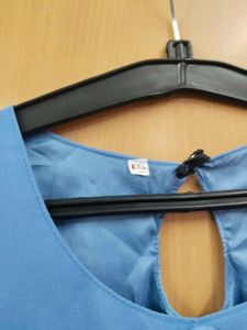 Stylish Blue Tunic Top (Z)