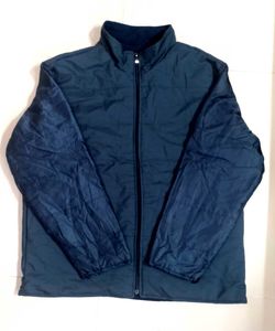 Blue Zip-Up Jacket