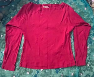 Red Full Sleeve Top