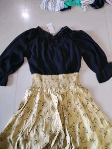 Stylish Floral Print Dress