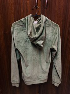 Green Velvet Sweatshirt