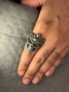 Steel Skull Ring